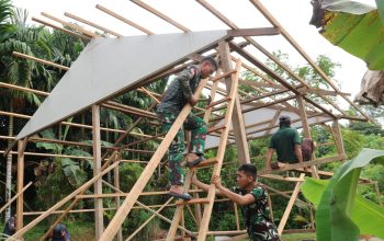 Satgas TMMD ke-130 Mulai Bangun Rumah Ibu Mia, Bantuan BAZNAS Hadirkan Harapan Baru bagi Warga Mentawai