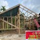 Satgas TMMD ke-130 Gas Pengerjaan RTLH Kamidi, Kini Masuk Tahap Pemasangan Seng