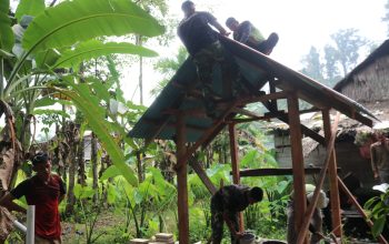 Sebentar Lagi, Melki Warga Dusun Kaliou Nikmati Sanitasi Sehat dan Layak Berkat TMMD ke-130