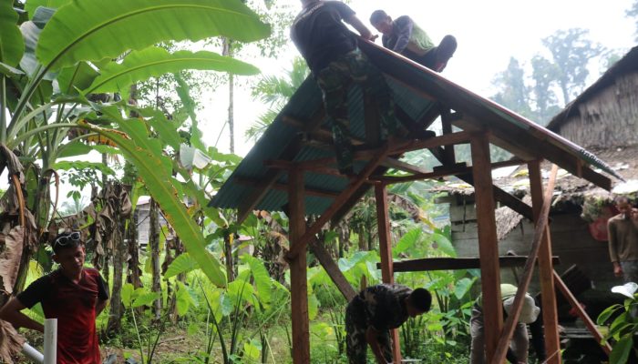 Sebentar Lagi, Melki Warga Dusun Kaliou Nikmati Sanitasi Sehat dan Layak Berkat TMMD ke-130