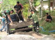 Jalan Gang Mane’i Sepanjang 200 Meter Segera Dinikmati Warga Berkat TMMD ke-130