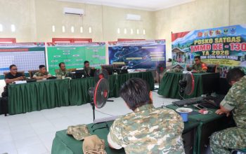 Dansatgas TMMD ke-130 Pimpin Rapat Evaluasi, Pastikan Pembangunan Berjalan Optimal