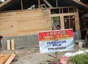 Satgas TMMD ke-130 Terus Percepat Pembangunan RTLH Bapak Hamidi di Desa Goisoinan