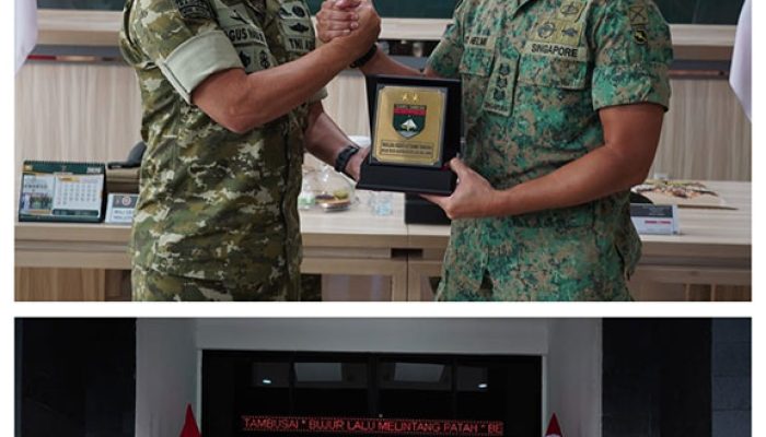 People to People Relationship Jadi Fokus, Pangdam XIX/Tuanku Tambusai Sambut Delegasi Singapore Army