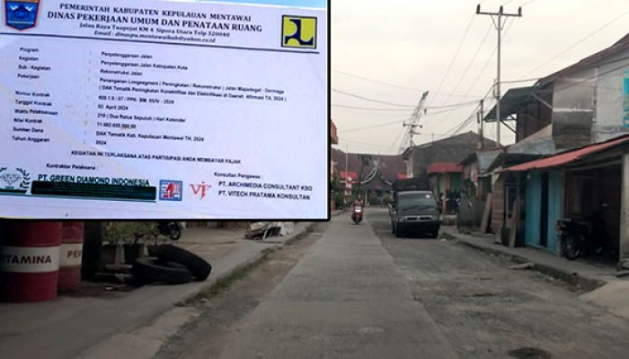 Jalan Mapadegat–Dermaga Hancur Sebelum Dua Tahun, Temuan BPK Rp460 Juta Belum Tuntas