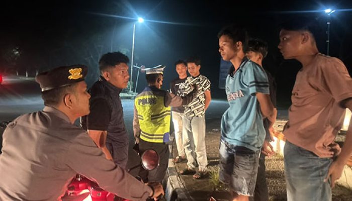 Tim Raga Polres Kuansing Intensifkan Patroli Malam, Antisipasi C3 dan Gangguan Kamtibmas