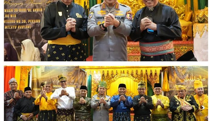Panglima Besar Hulubalang LAMR Hadiri Pelepasan Komjen Herry Heryawan, Apresiasi Pelestarian Budaya Melayu dan Green Policing