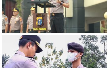 Kapolres Kuansing Pimpin Upacara PTDH Anggota Polri, Tegaskan Pentingnya Integritas dan Disiplin