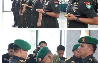 Pangdam XIX/Tuanku Tambusai Pimpin Pergantian Pejabat, Teguhkan Profesionalisme Prajurit